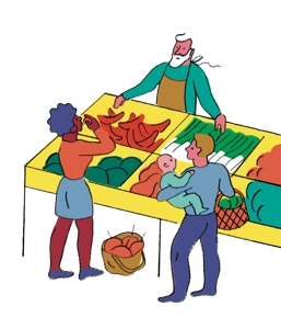 Illustration Les Marchés Festifs